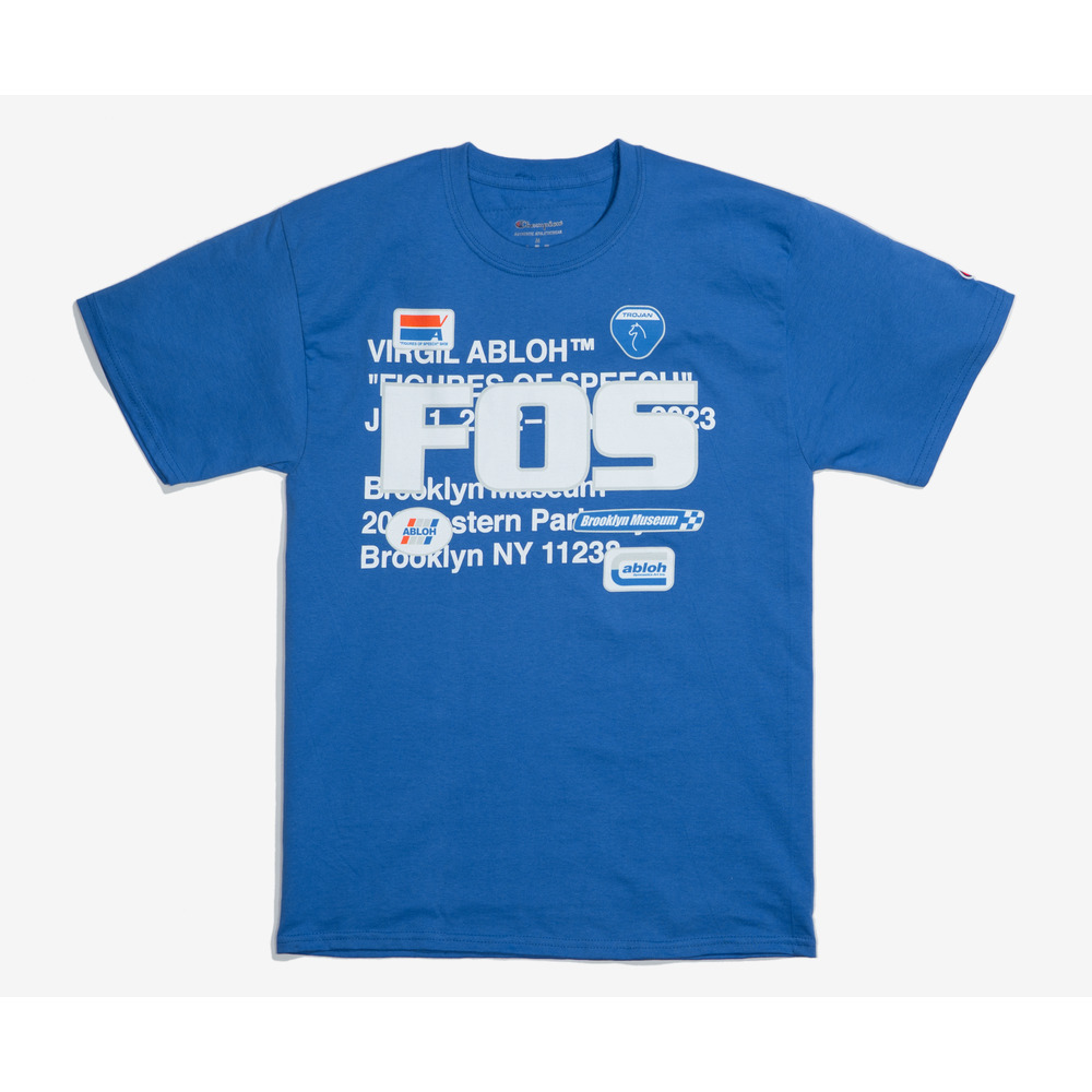 Virgil Abloh X Brooklyn Museum Tee - Blue - Large